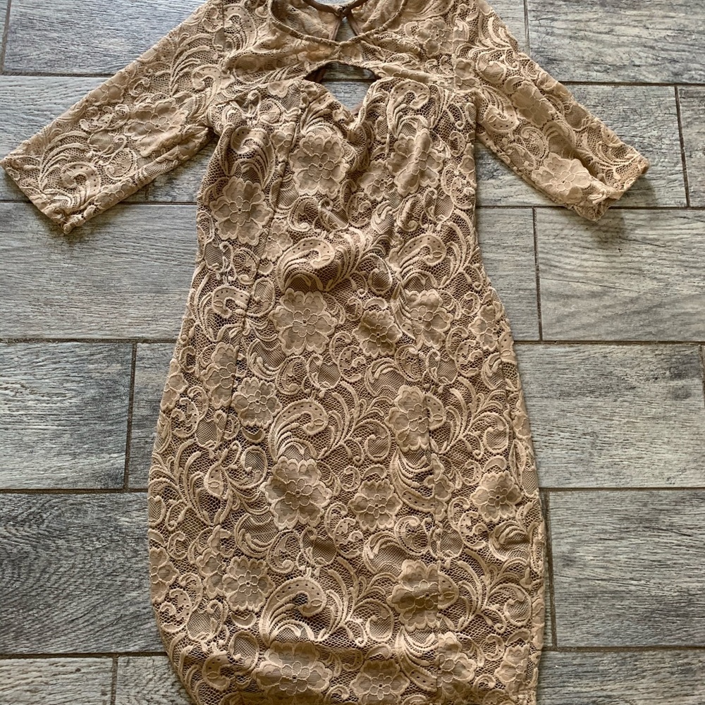 Lace dress. New